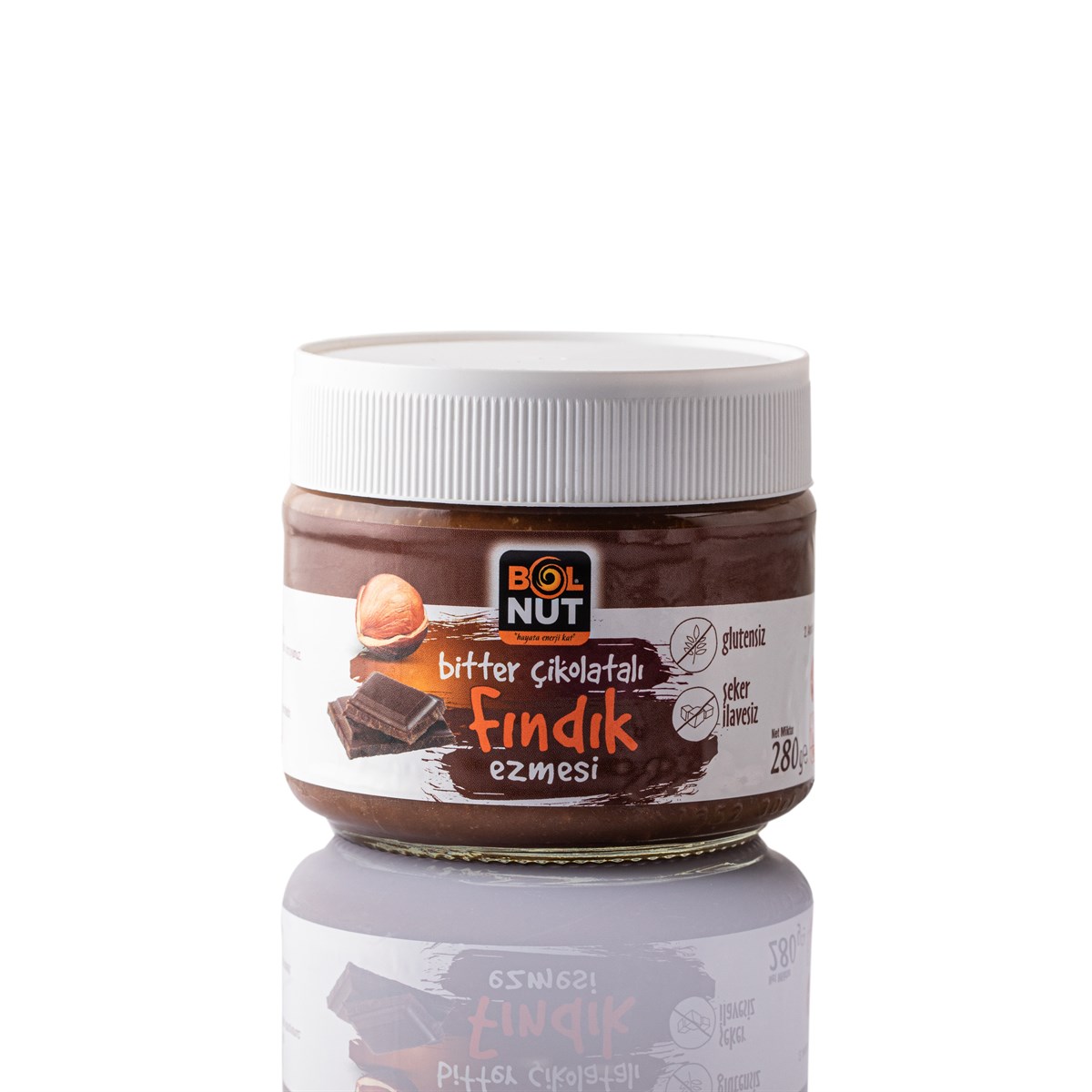 BOLNUT FINDIK EZMESİ BITTER ÇIKOLATALI 280 G